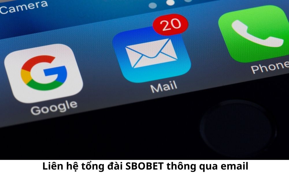 Liên hệ tổng đài SBOBET thông qua Email